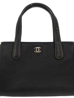 Chanel Black Calfskin Handbag